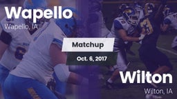 Matchup: Wapello vs. Wilton  2017