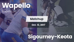 Matchup: Wapello vs. Sigourney-Keota 2017