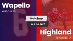 Matchup: Wapello vs. Highland  2017