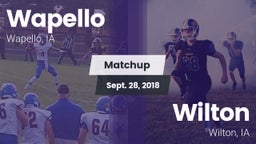 Matchup: Wapello vs. Wilton  2018