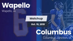 Matchup: Wapello vs. Columbus  2018