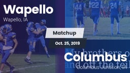 Matchup: Wapello vs. Columbus  2019
