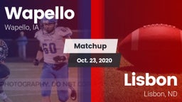 Matchup: Wapello vs. Lisbon  2020