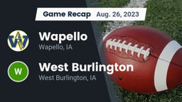 Recap: Wapello  vs. West Burlington  2023