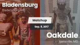 Matchup: Bladensburg High vs. Oakdale  2017