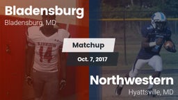 Matchup: Bladensburg High vs. Northwestern  2017