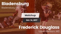 Matchup: Bladensburg High vs. Frederick Douglass  2017