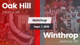 Matchup: Oak Hill vs. Winthrop  2018