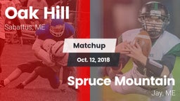 Matchup: Oak Hill vs. Spruce Mountain  2018