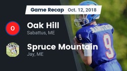 Recap: Oak Hill  vs. Spruce Mountain  2018