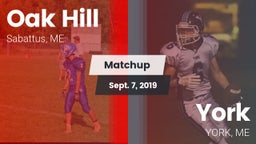 Matchup: Oak Hill vs. York  2019