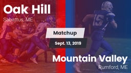 Matchup: Oak Hill vs. Mountain Valley  2019
