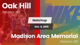 Matchup: Oak Hill vs. Madison Area Memorial  2019