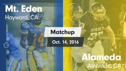 Matchup: Mt. Eden  vs. Alameda  2016