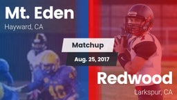 Matchup: Mt. Eden  vs. Redwood  2017