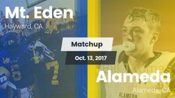 Matchup: Mt. Eden  vs. Alameda  2017