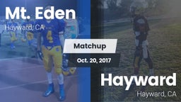 Matchup: Mt. Eden  vs. Hayward  2017