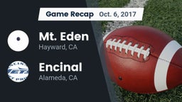 Recap: Mt. Eden  vs. Encinal  2017