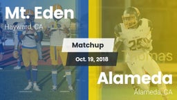 Matchup: Mt. Eden  vs. Alameda  2018