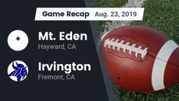 Recap: Mt. Eden  vs. Irvington  2019
