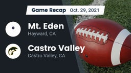 Recap: Mt. Eden  vs. Castro Valley  2021