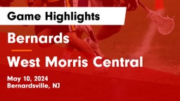 Bernards  vs West Morris Central  Game Highlights - May 10, 2024