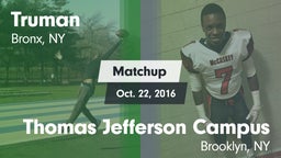 Matchup: Truman vs. Thomas Jefferson Campus  2016