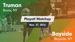 Matchup: Truman vs. Bayside  2016