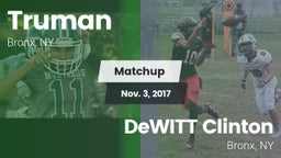 Matchup: Truman vs. DeWITT Clinton  2017