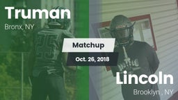 Matchup: Truman vs. Lincoln  2018