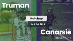 Matchup: Truman vs. Canarsie  2019