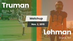 Matchup: Truman vs. Lehman  2019