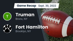 Recap: Truman  vs. Fort Hamilton  2022