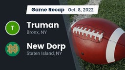 Recap: Truman  vs. New Dorp  2022