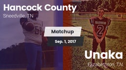 Matchup: Hancock County vs. Unaka  2016
