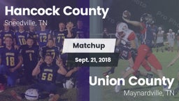 Matchup: Hancock County vs. Union County  2018