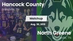 Matchup: Hancock County vs. North Greene  2019