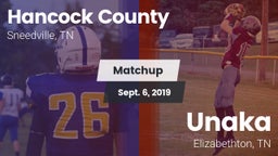 Matchup: Hancock County vs. Unaka  2019