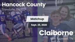 Matchup: Hancock County vs. Claiborne  2020