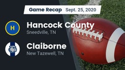 Recap: Hancock County  vs. Claiborne  2020