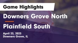 Downers Grove North  vs Plainfield South  Game Highlights - April 23, 2023