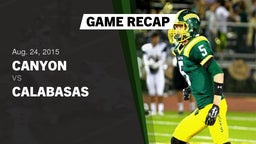 Recap: Canyon  vs. Calabasas High 2015