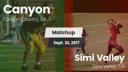 Matchup: Canyon  vs. Simi Valley  2017