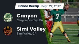Recap: Canyon  vs. Simi Valley  2017