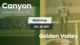 Matchup: Canyon  vs. Golden Valley  2017