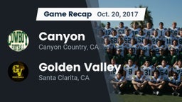 Recap: Canyon  vs. Golden Valley  2017
