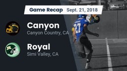 Recap: Canyon  vs. Royal  2018