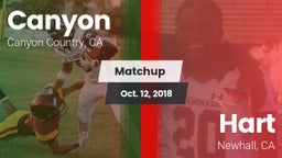 Matchup: Canyon  vs. Hart  2018