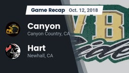 Recap: Canyon  vs. Hart  2018