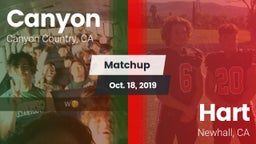 Matchup: Canyon  vs. Hart  2019